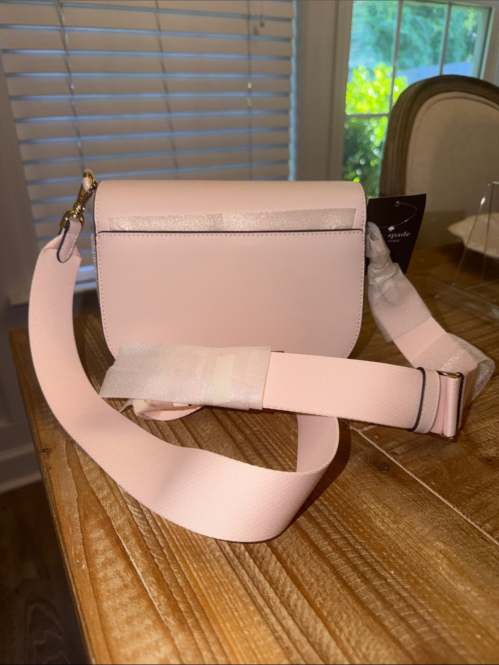 kate spade Madison Saffiano Leather Saddle Bag - Picture 2 of 5